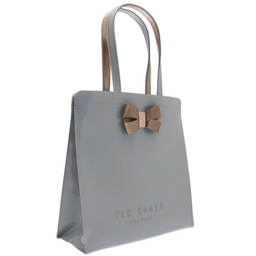 Womens Mid Grey Vallcon Bow Large Icon Bag 22818 by Ted Baker from Hurleys