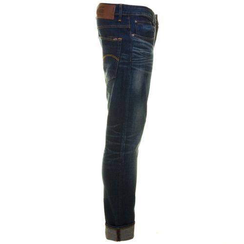 Mens Medium Aged Wash 3301 Slim Fit Jeans 64038 by G Star from Hurleys