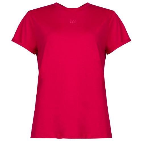Casual Womens Bright Red Timek Logo S/s T Shirt 34482 by BOSS from Hurleys