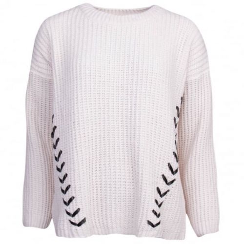 U Collection Womens Cream Lassie Jumper 23209 by Forever Unique from Hurleys