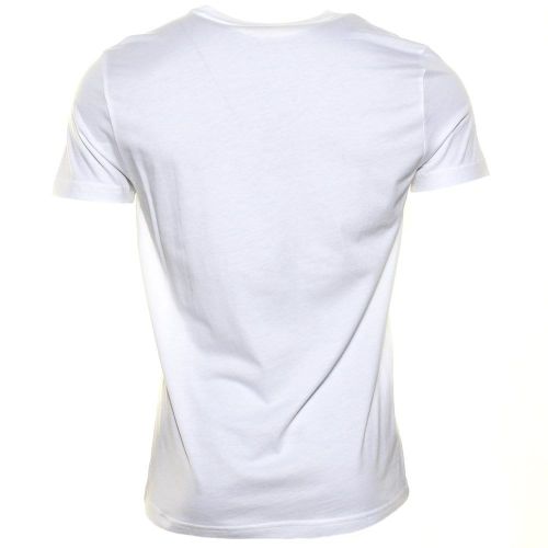 Mens White Classic Crew S/s Tee Shirt 73146 by Lacoste from Hurleys
