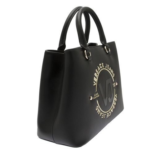Womens Black Round Logo Tote Bag 41743 by Versace Jeans from Hurleys