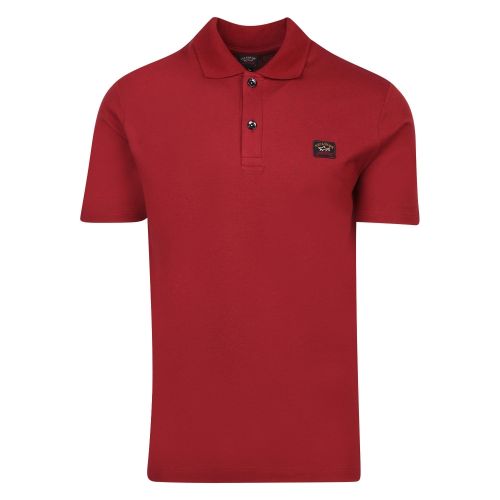 Mens Burgandy Classic Logo Custom Fit S/s Polo Shirt 48832 by Paul And Shark from Hurleys