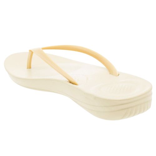 Fit Flop Womens Gold Iqushion Flip Flops 8452 by FitFlop from Hurleys