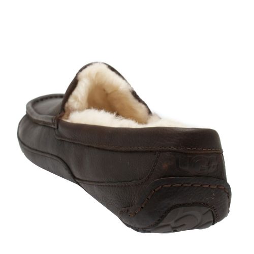 Mens China Tea Leather Ascot Slippers 66344 by UGG from Hurleys