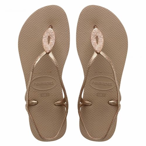 Womens Rose Gold Luna Special Flip Flops 10295 by Havaianas from Hurleys