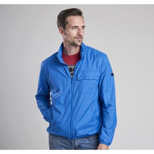Mans Royal Blue Scarp Casual Jacket 10347 by Barbour International from Hurleys