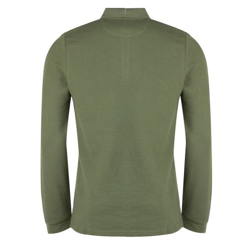 Mens Woodland Green Ottoman L/s Polo Shirt 33314 by Lyle & Scott from Hurleys