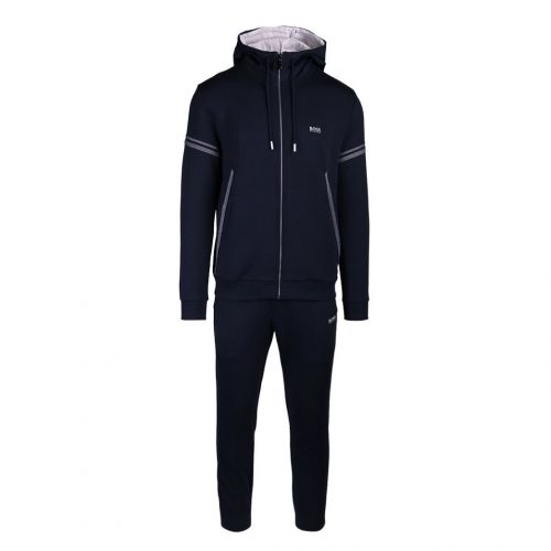 Athleisure Mens Navy Hooded Zip Through Tracksuit Set 97341 by BOSS from Hurleys