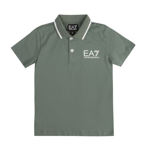 Boys Dark Forest Train Core ID S/s Polo Shirt 57342 by EA7 from Hurleys