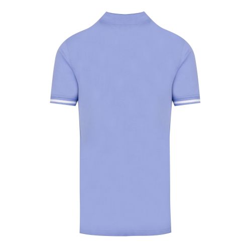 Mens Cornflower Blue Basic Tipped Regular Fit S/s Polo Shirt 44150 by Tommy Hilfiger from Hurleys