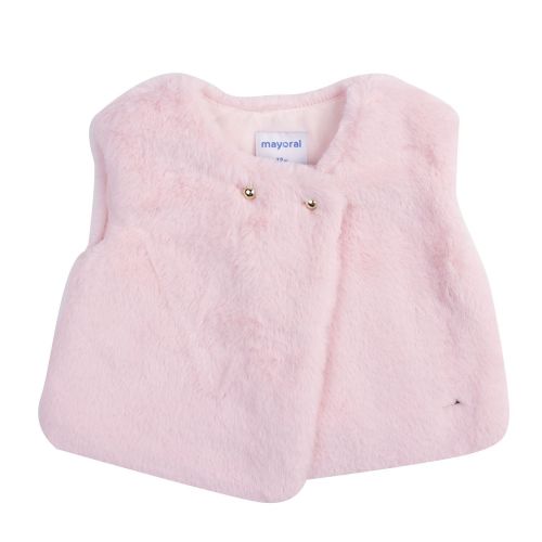 Infant Rose Faux Fur Gilet 74819 by Mayoral from Hurleys