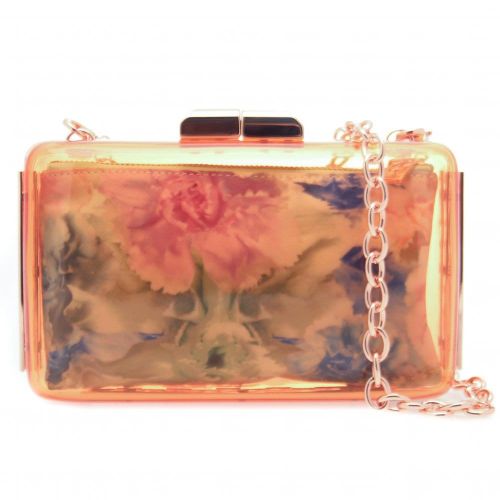 Womens Pink Texie Resin Box Clutch Bag 63849 by Ted Baker from Hurleys