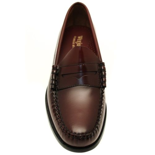 Mens Wine Weejuns Larson Penny Loafers 23017 by G.H. Bass from Hurleys