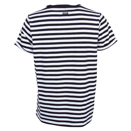 Womens Black Koso Striped S/s Tee Shirt 71765 by Barbour International from Hurleys