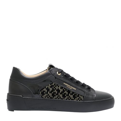 Mens Black Venice Gold Glitch Velvet Trainers 106600 by Android Homme from Hurleys