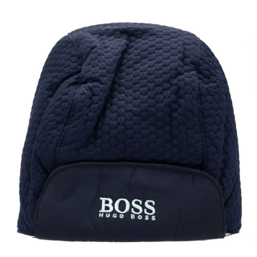 Baby Navy Earflap Hat 65386 by BOSS from Hurleys