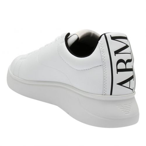 Mens White Icon Trainers 84250 by Emporio Armani from Hurleys
