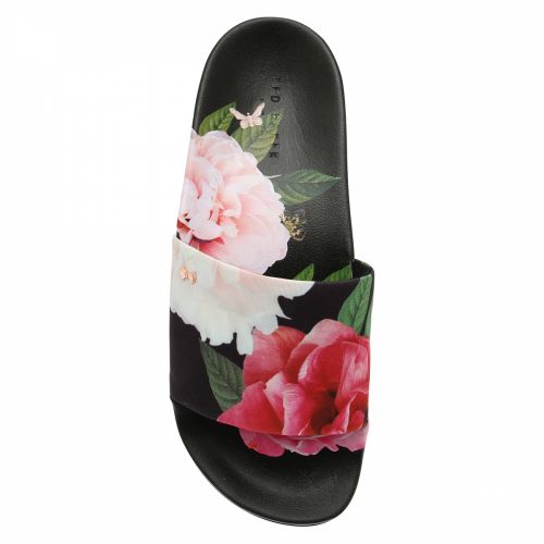 Womens Magnificent Black Avelini Printed Slides 41059 by Ted Baker from Hurleys
