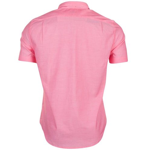 Mens Pink Branded Slim Fit S/s Shirt 71226 by Lacoste from Hurleys
