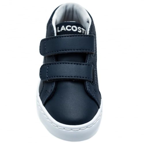 Infant Navy Straightset Chukka Trainers (3-9) 62671 by Lacoste from Hurleys