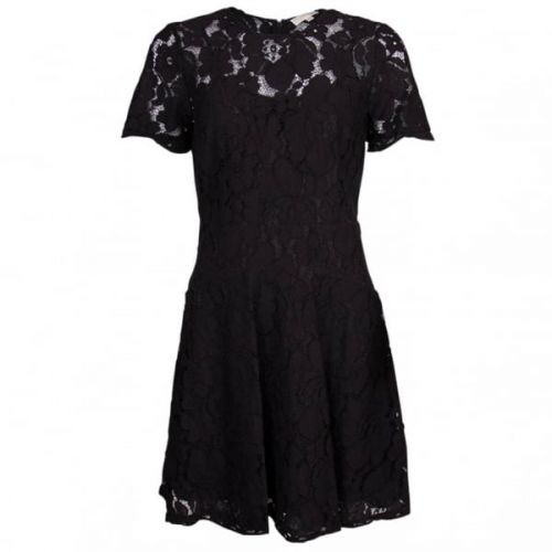 Womens Black Lace Skater Dress 15736 by Michael Kors from Hurleys