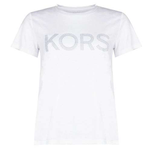 Womens White Graphic S/s T Shirt 35597 by Michael Kors from Hurleys