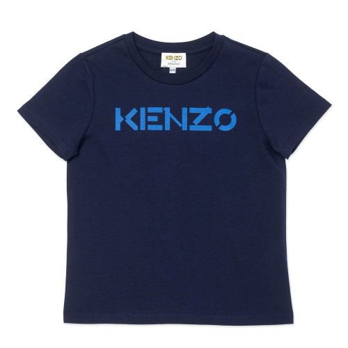 Boys Navy Basic Colour Logo S/s T Shirt 90233 by Kenzo from Hurleys