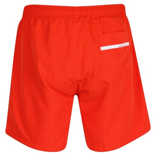 Mens Orange Dolphin Side Logo Swim Shorts 57112 by BOSS from Hurleys