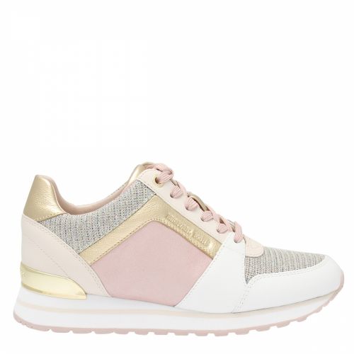 Womens Soft Pink Billie Glitter Mesh Trainers 39808 by Michael Kors from Hurleys