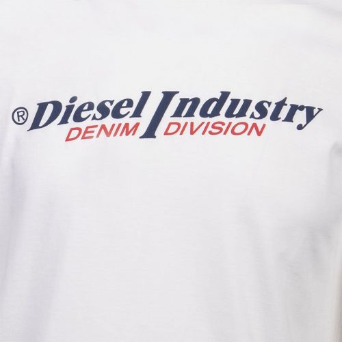 Mens White T-Diegor-Indmaglietta S/s T Shirt 101528 by Diesel from Hurleys