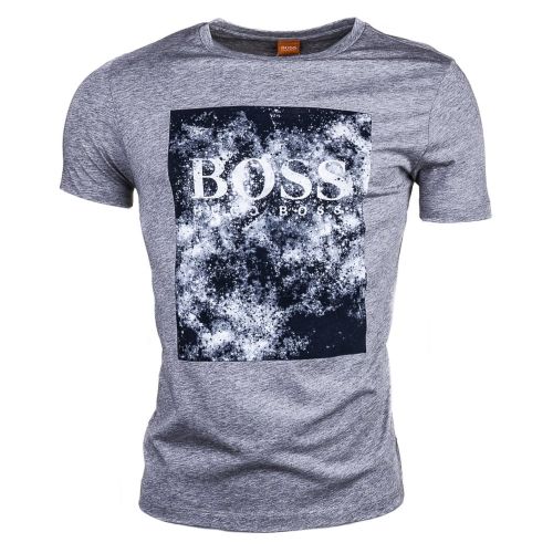 Mens Medium Grey Theon 1 S/s Tee Shirt 68229 by BOSS Orange from Hurleys