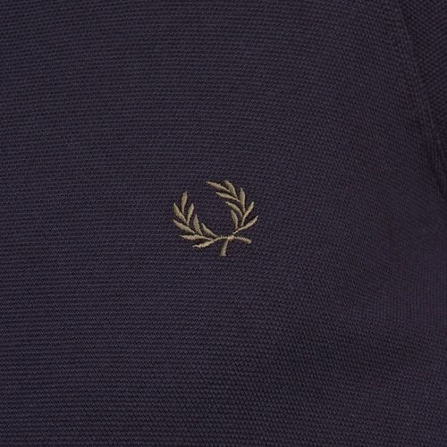 Mens Navy Bold Tipped S/s Polo Shirt 14791 by Fred Perry from Hurleys