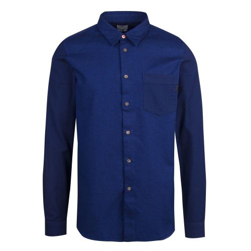 Mens Indigo Pocket Tailored Fit L/s Shirt 52479 by PS Paul Smith from Hurleys