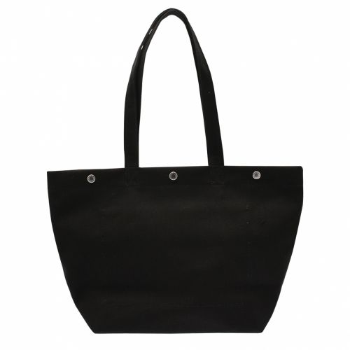 Womens Black Canvas Monogram Tote Bag 39003 by Calvin Klein from Hurleys