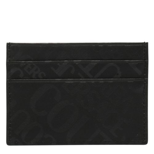 Mens Black Tonal Logomania Card Holder 55296 by Versace Jeans Couture from Hurleys