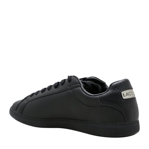 Mens Black Graduate Trainers 100602 by Lacoste from Hurleys