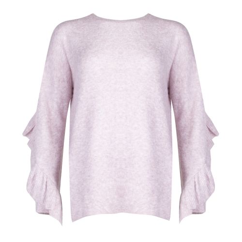 Womens Pink Emilde Knitted Frill Jumper 30446 by French Connection from Hurleys