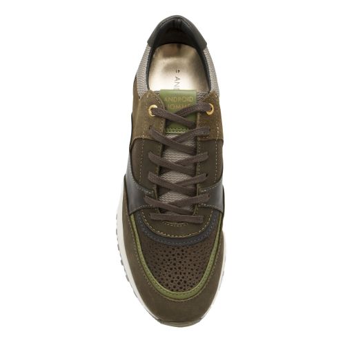 Mens Dark Sage Stingray Belter 3.0 Trainers 44185 by Android Homme from Hurleys