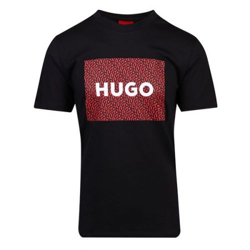 Mens Black Dulive Regular Fit S/s T Shirt 109945 by HUGO from Hurleys