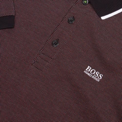 Athleisure Mens Black Paddy 2 Regular Fit S/s Polo Shirt 44708 by BOSS from Hurleys