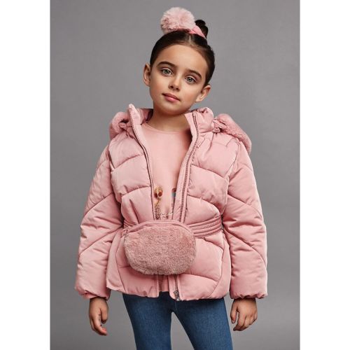 Girls Rose Coat With Pack 111236 by Mayoral from Hurleys
