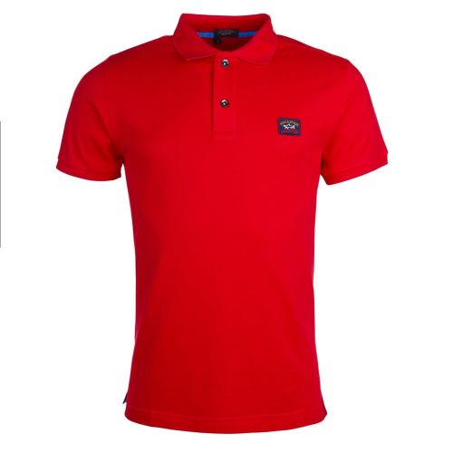 Paul & Shark Mens Red Shark Fit S/s Polo Shirt 13728 by Paul And Shark from Hurleys