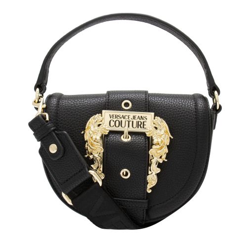 Womens Black Small Saddle Buckle Crossbody Bag 74268 by Versace Jeans Couture from Hurleys