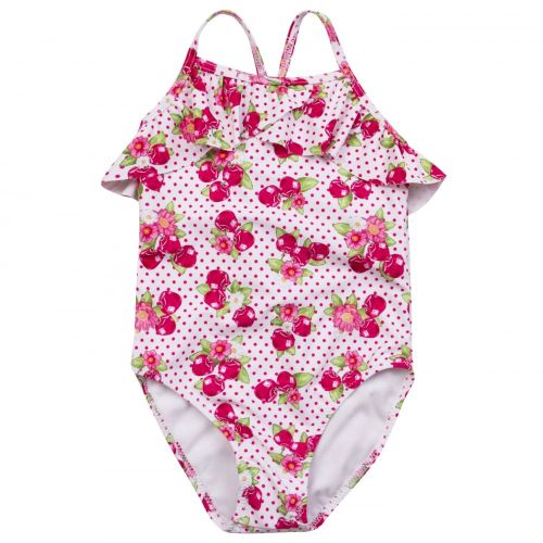Girls Fuchsia Cherry Swimming Costume 22631 by Mayoral from Hurleys