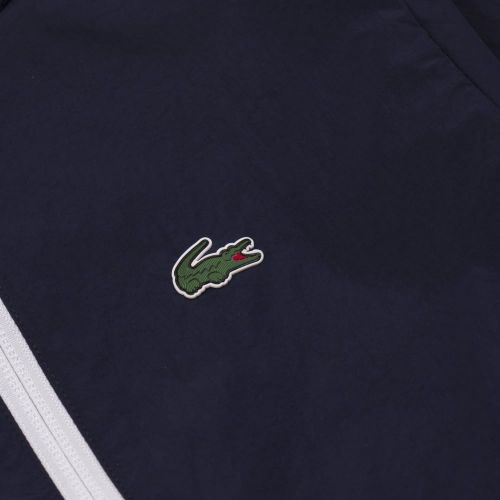 Mens Navy Branded Hooded Jacket 23319 by Lacoste from Hurleys