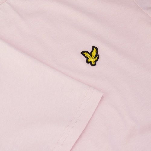 Mens Dusty Pink Crew Neck S/s T Shirt 24226 by Lyle & Scott from Hurleys