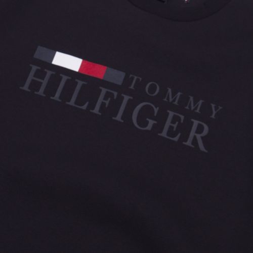 Mens Desert Sky Navy Basic Sweat Top 52804 by Tommy Hilfiger from Hurleys