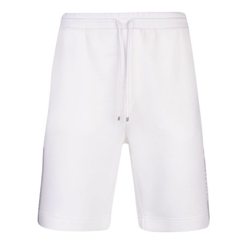 Athleisure Mens White Headlo 1 Sweat Shorts 88750 by BOSS from Hurleys