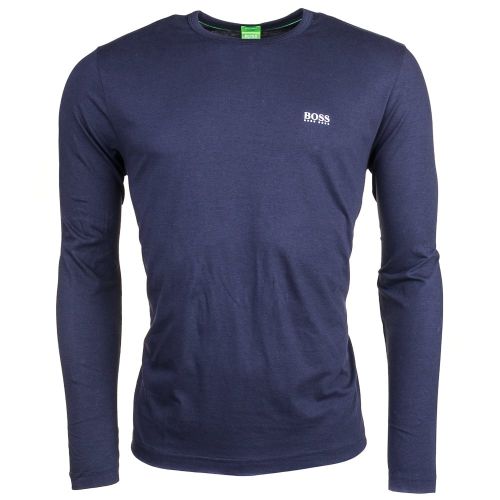 Athleisure Mens Navy Togn Small Logo L/s T Shirt 68387 by BOSS from Hurleys